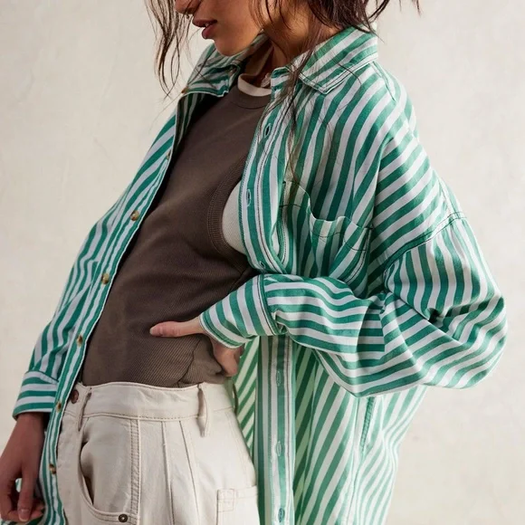 We The Free Happy Hour Stripe Top - Picture 4 of 7